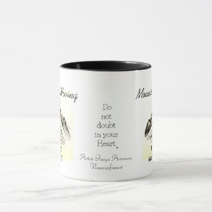 Bible Verse Mountain Moving Black Faith Mark 11 Tasse