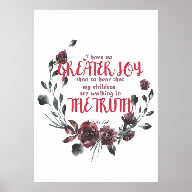 Bible Verse Mütter Tag Inspiration Zitat Poster (Vorne)