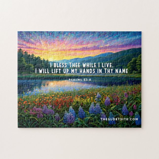 Bible Verse Psalms Puzzle (Horizontal)