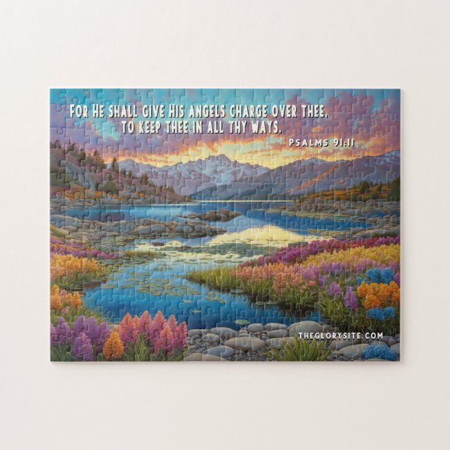 Bible Verse Psalms Puzzle (Horizontal)