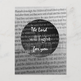 Bible Verse Scripture Förderung Postkarte