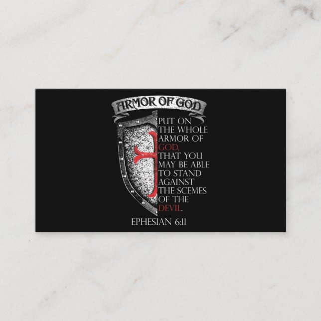 Bible Verse T ist eine Christliche katholische Bib Visitenkarte (Vorderseite)