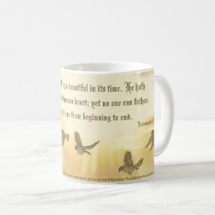 Bible Verse Tasse, die er gemacht hat, alles wunde Kaffeetasse