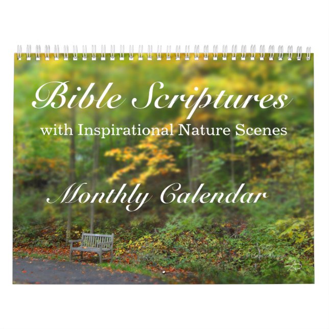 Bible Verses Scripture Inspiration Nature Szenen Kalender (Titelbild)