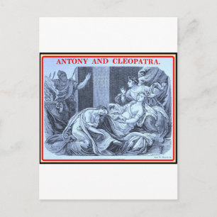 Bibliomania: Shakespeare - Antony and Cleopatra Postkarte