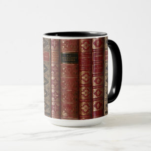 Bibliophile (Alte Buchrücken) Tasse
