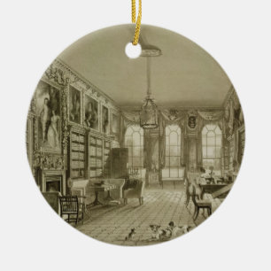 Bibliothek als Wohnzimmer, Cassiobury Park, Keramikornament
