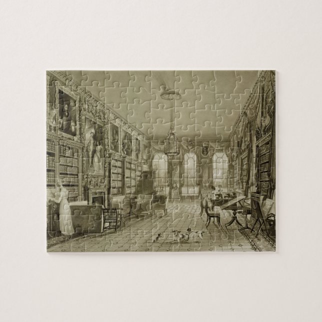 Bibliothek als Wohnzimmer, Cassiobury Park, Puzzle (Horizontal)