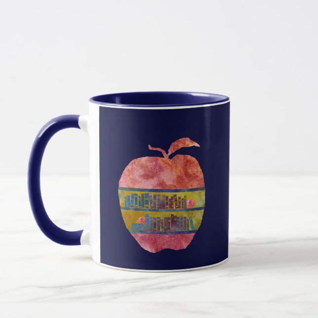 Bibliothek Apple Tasse (Links)
