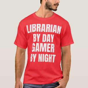 Bibliothek bei TagesGamer bei Nachtschwärmer T - S T-Shirt