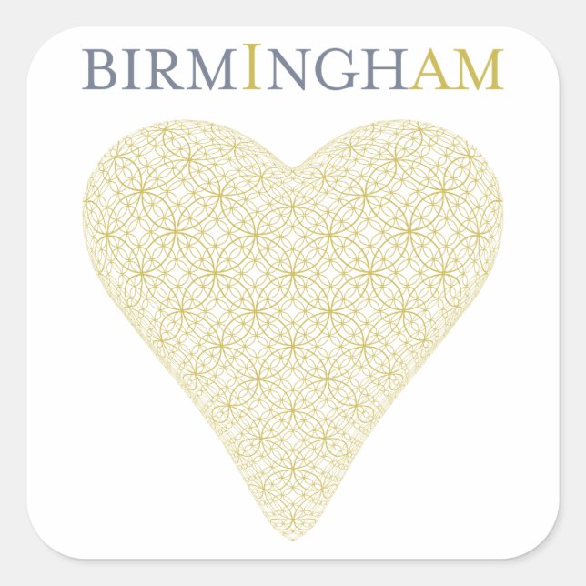 Bibliothek Birmingham Stickers (Vorderseite)