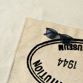 Bibliothek Briefmarke Smithsonian Institution 1944 Strandtuch