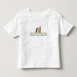Bibliothek, Bücher, Abenteuer-T-Shirt für Kleinkin Kleinkind T-shirt