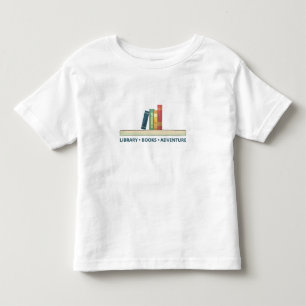Bibliothek, Bücher, Abenteuer-T-Shirt für Kleinkin Kleinkind T-shirt