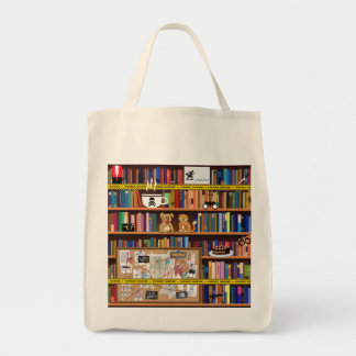 Bibliothek Bücherbeutel Cozy Mystery Booksregal Tragetasche
