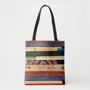 Bibliothek bucht abstrakte Taschen-Tasche