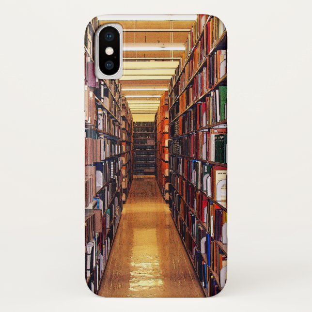 Bibliothek bucht iPhone X Fall Case-Mate iPhone Hülle (Rückseite)