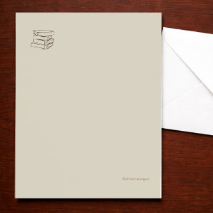 Bibliothek Dark Academia-Minimalistische Vintage-B