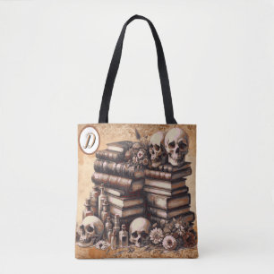 Bibliothek der gotischen Akademie der Skulls Monog