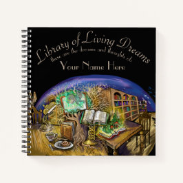 Bibliothek der Lebensträume Notizbuch