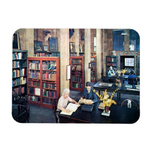Bibliothek, Doylestown, PA Vintage Magnet