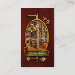 Bibliothek - ein literarischer Klassiker 1905 Visitenkarte