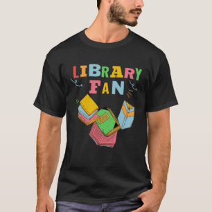 Bibliothek Fan Pun Literatur Jungs und Mädchen T-Shirt