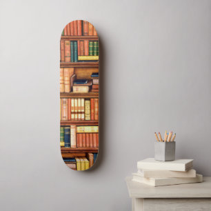 Bibliothek für alte Bücher Skateboard