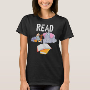 Bibliothek für Lehrer Lesen des Buches Club Piggie T-Shirt