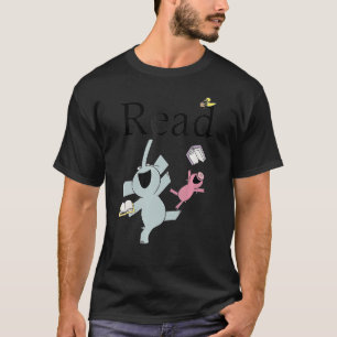 Bibliothek für Lehrer Lesen des Buches Club Piggie T-Shirt