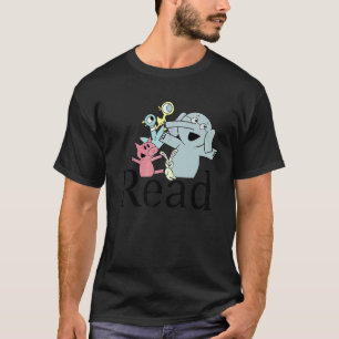 Bibliothek für Lehrer Lesen des Buches Club Piggie T-Shirt