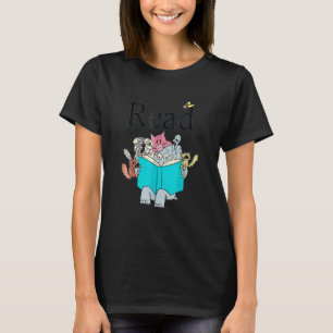 Bibliothek für Lehrer Lesen des Buches Club Piggie T-Shirt