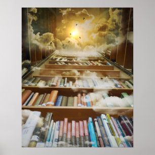 Bibliothek für Liebhaber des Buches Poster