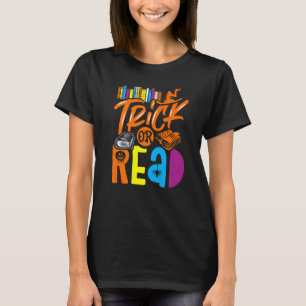 Bibliothek Halloween Costume Trick oder lesen T-Shirt