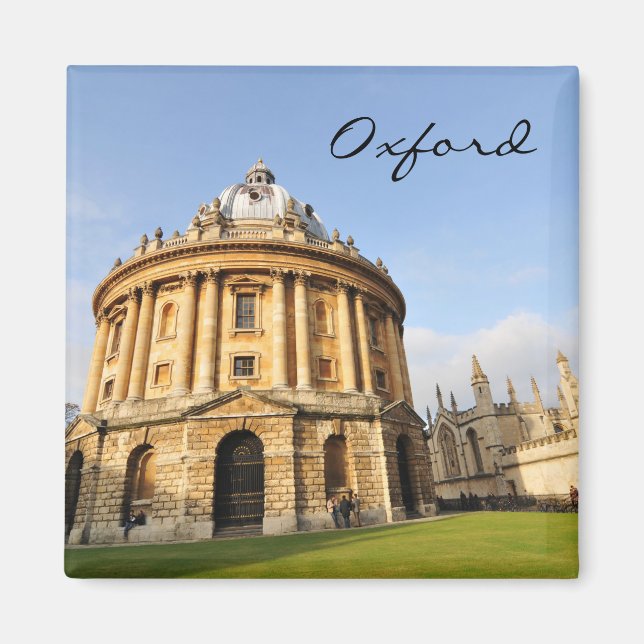 Bibliothek in Oxford, England Magnet (Vorne)