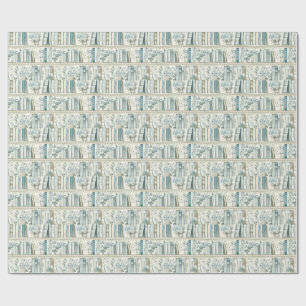 Bibliothek Kapitel Eins Blauer Junge Buch 1. Gebur Geschenkpapier