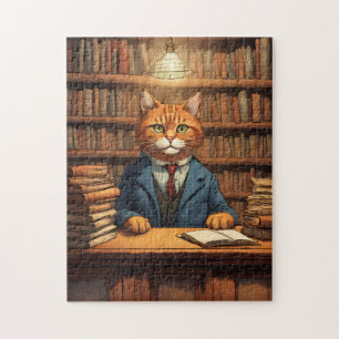 Bibliothek Katzenrätsel #20 Puzzle