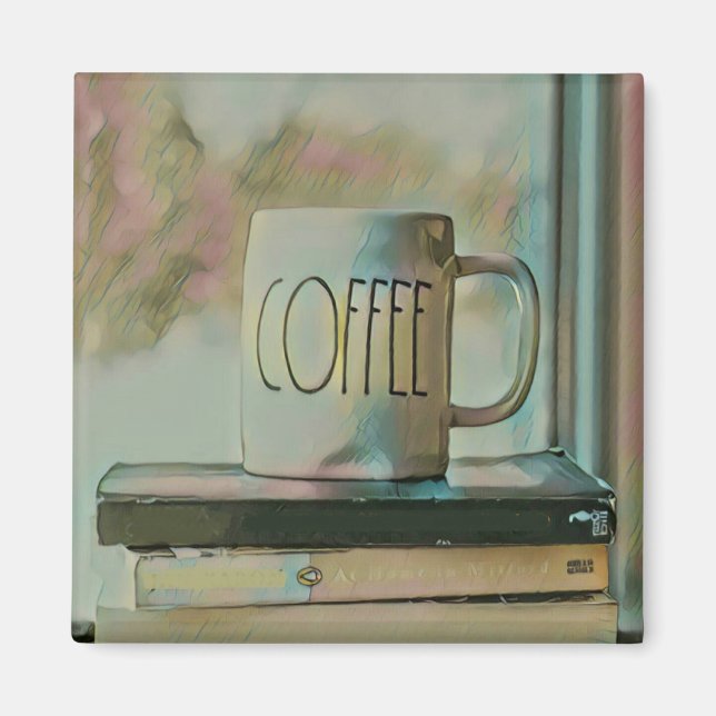 Bibliothek Liebhaber Geschenk Magnet (Vorne)