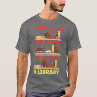 Bibliothek liebt Uni Schüler Bibliothekar & Buch L T-Shirt