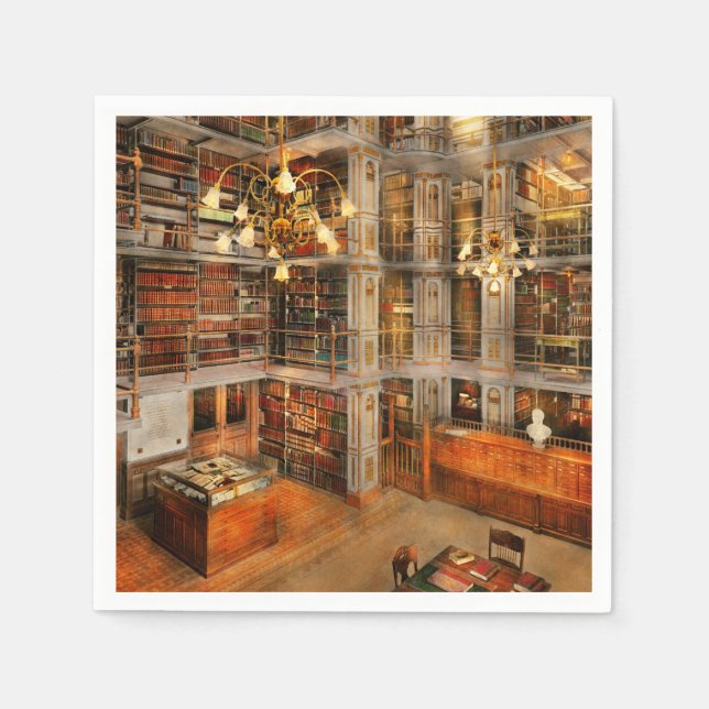 Bibliothek - Literaturklassiker 1905 Serviette (Vorderseite)