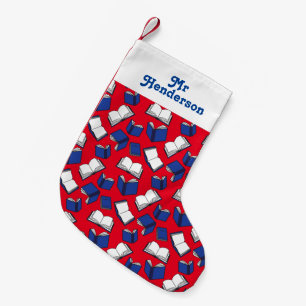 Bibliothek "Lover Librarian and Teacher" Kleiner Weihnachtsstrumpf