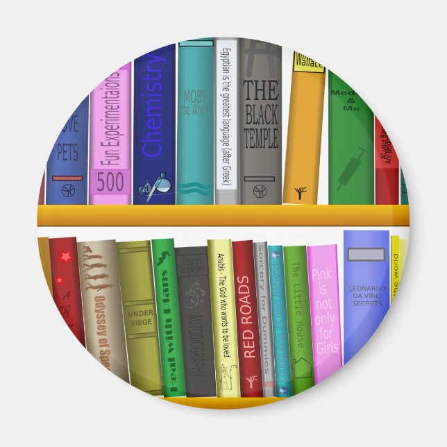 Bibliothek Magnet (Vorne)