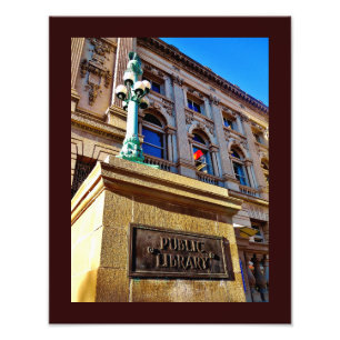 Bibliothek Milwaukee Fotodruck