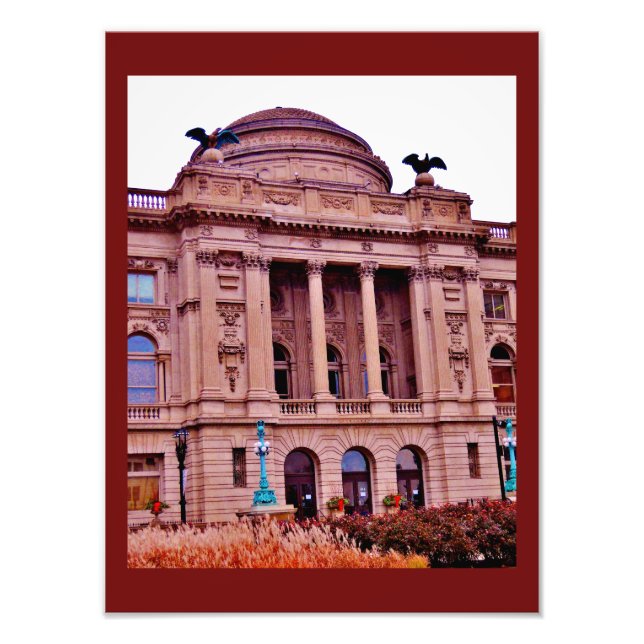 Bibliothek Milwaukee Fotodruck (Vorne)