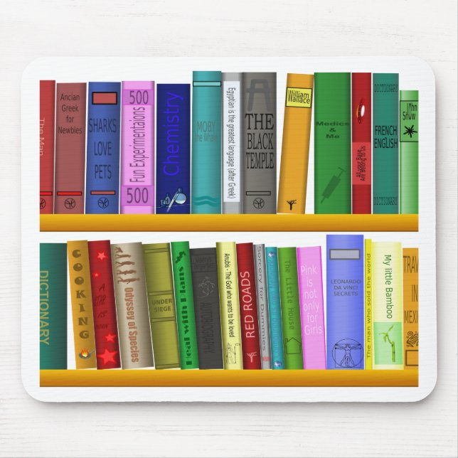 Bibliothek Mousepad (Vorne)