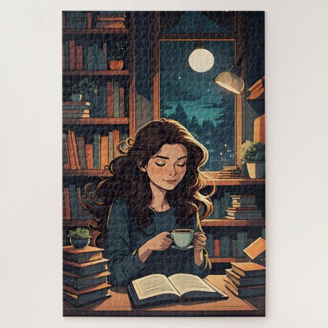 Bibliothek Puzzle (Vertikal)