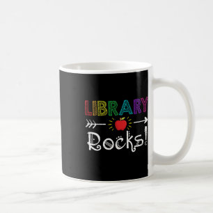 Bibliothek Rocks Lehrer Schüler Spaß Ck Zur Schule Kaffeetasse