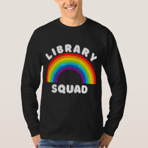 Bibliothek Squad Fun Bibliothekarischer Kindergart T-Shirt