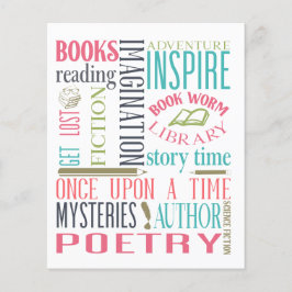 Bibliothek Subway Art Scrapbook Paper