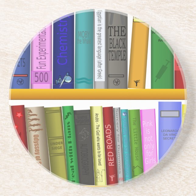 Bibliothek Untersetzer (Vorne)